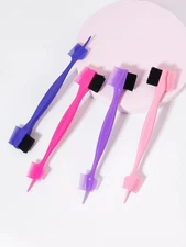"1/4PCS Edge Control Brush Comb for Baby Hair Styling Hairline Smoothing Real Ha