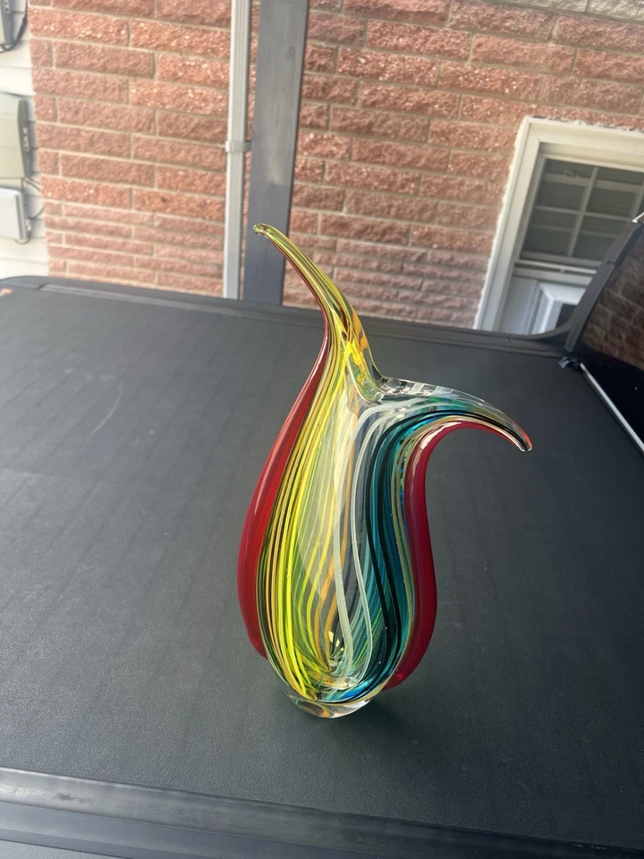 Vidro artístico soprado à mão Dale Tiffany Cambay Collection AV12307 Evelyn 17 X 8 polegadas - Imagem 3 de 4