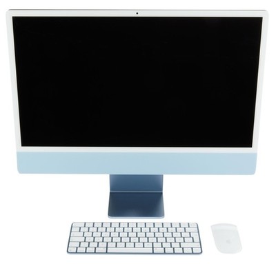 Apple iMac 24'' M1 2021 Blau 4,5k A2438 8-Core GPU 16 GB RAM 512 GB SSD OVP MwSt.