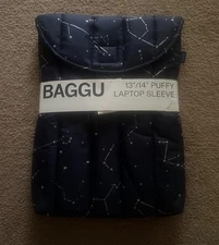 BAGGU - Puffy Laptop Sleeve - 13”-14” - Constellation Stars - Brand New