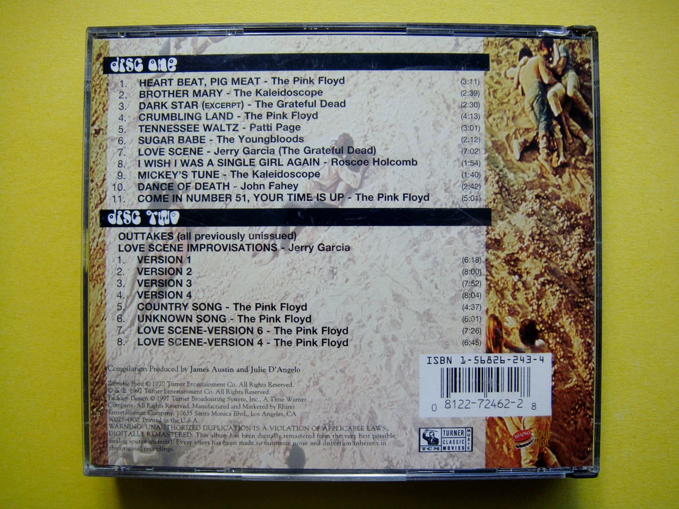 Zabriskie Point Soundtrack CD 1970 Grateful Dead Pink Floyd Jerry Garcia 2 CD - Image 4 of 4