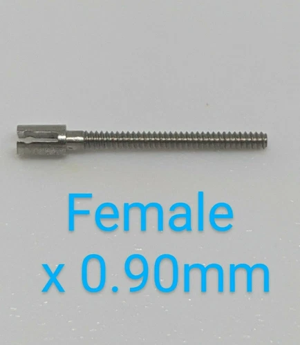 Female Stem Extension  x 0.90mm Tap size 10 Swiss made x 1 piece