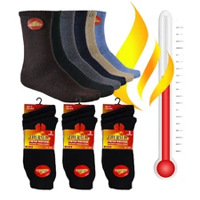 Mens Thermal Socks Winter Warm Brushed Socks 3/6/9/12 Pairs UK 6-11 / EUR 39-45