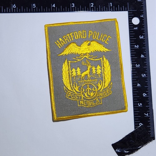 Hartford Police Patch. Connecticut. 4x5 Inches, Great Condition!