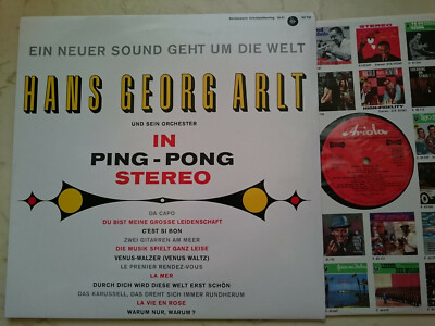 Sounds Audiophile Hans Georg Arlt In Ping-Pong Stereo *60S Stereo Lp*Nm*