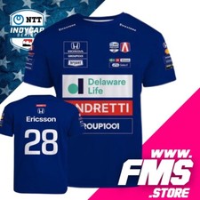 INDYCAR 2024 Driver Shirt Marcus Ericsson Andretti Autosport Racing