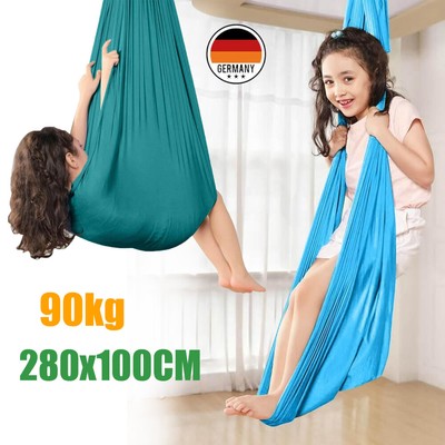 Schaukeltuch Kinder Outdoor Therapieschaukel SPD Autismus Therapi Hängematte90KG