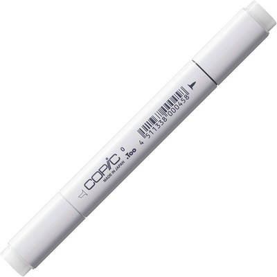 Copic Classic, Dual-Tip Alcohol Marker, 0-Copic, Colorless Blender (CMO-0C)