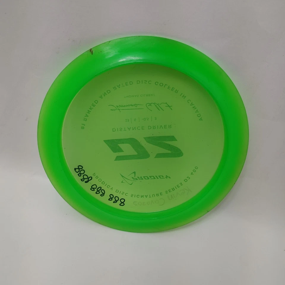 Used D2 | 400 | Yellow 175g (Thomas Gilbert) Distance Driver Disc Golf - Image 3 of 4