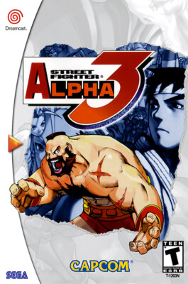 Street Fighter Alpha 3 Sega DreamCast BOX ART Premium POSTER MADE