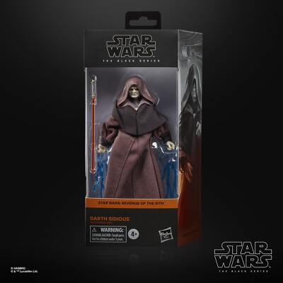 Star Wars Episode III Darth Sidious Hasbro Black Series Actionfigur - 15 cm