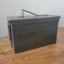 Military Ammo Cans (Single Can) - Large - Approx. 12x7x6 in size with handle