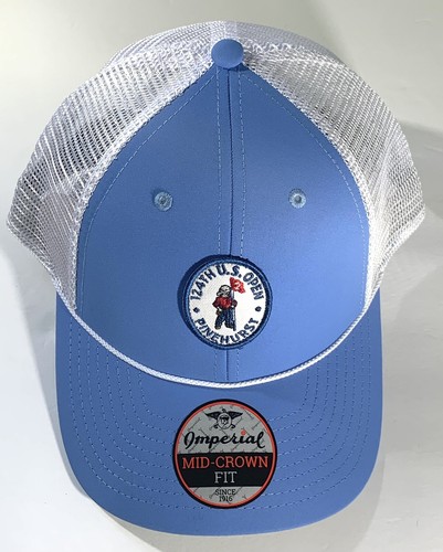 2024 US Open Golf Trucker Hat Pinehurst NC light blue with mesh snapback new - Picture 1 of 12