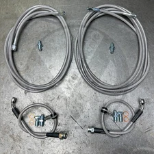Stainless Rear Brake Line Replacement Kit For 88-91 Honda Civic w/rear disc