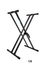 Knox KN-KS02 Double Keyboard Stand - Black