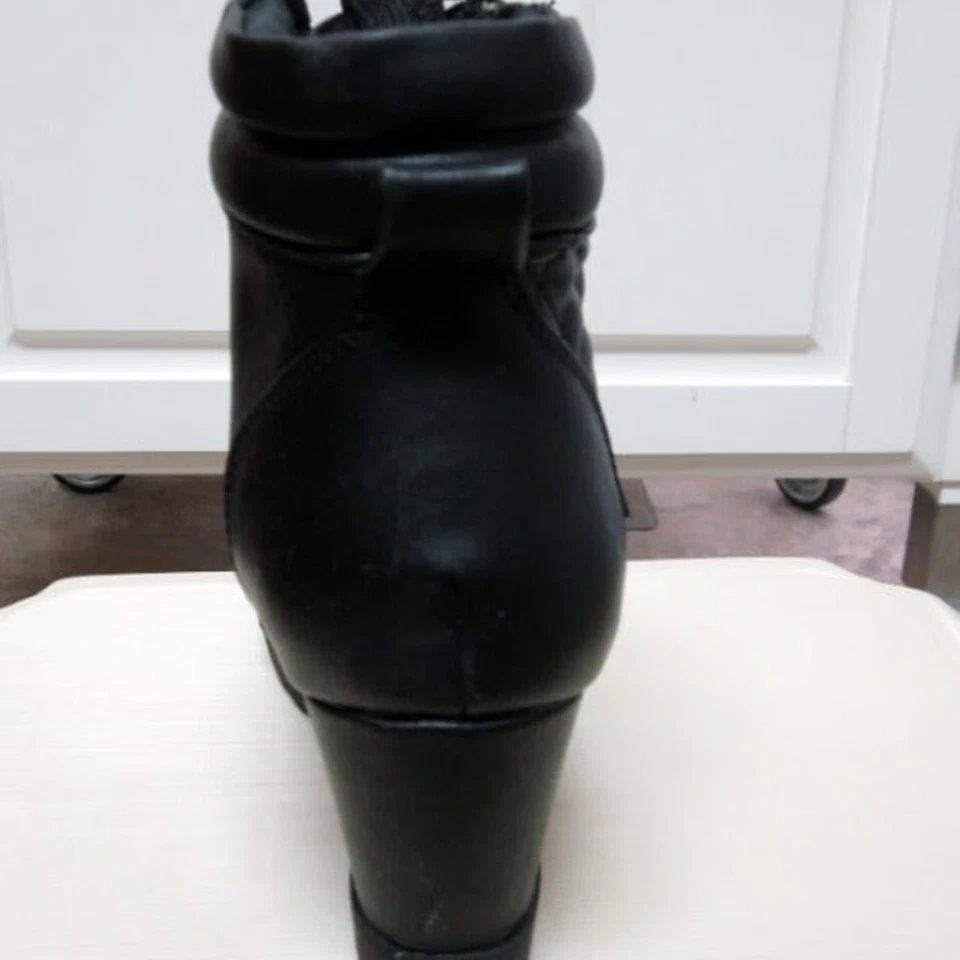 全新 女式 Forever Adriana 12 时尚楔形运动鞋 黑色 5.5 码 — 第 4/4 张图片