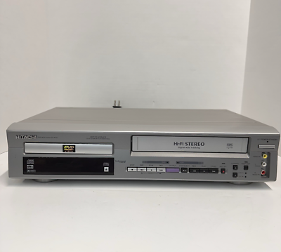 Hitachi DVD/VCR Combo Player DV-PF2U Serviced, No Remote, Hi-Fi