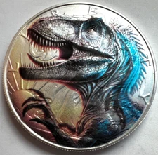 T-Rex Dinosaur American Silver Eagle 1oz .999 trex Limited Silver Dollar Coin
