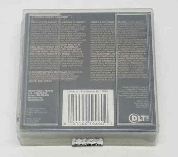 Imation Super DLTtape I 320 GB One Tape con estuche sellado Foto 2 de 2