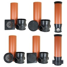 KG Schacht DN300 315 Kontrollschacht Revisionsschacht + Schachtdeckel  Steigrohr