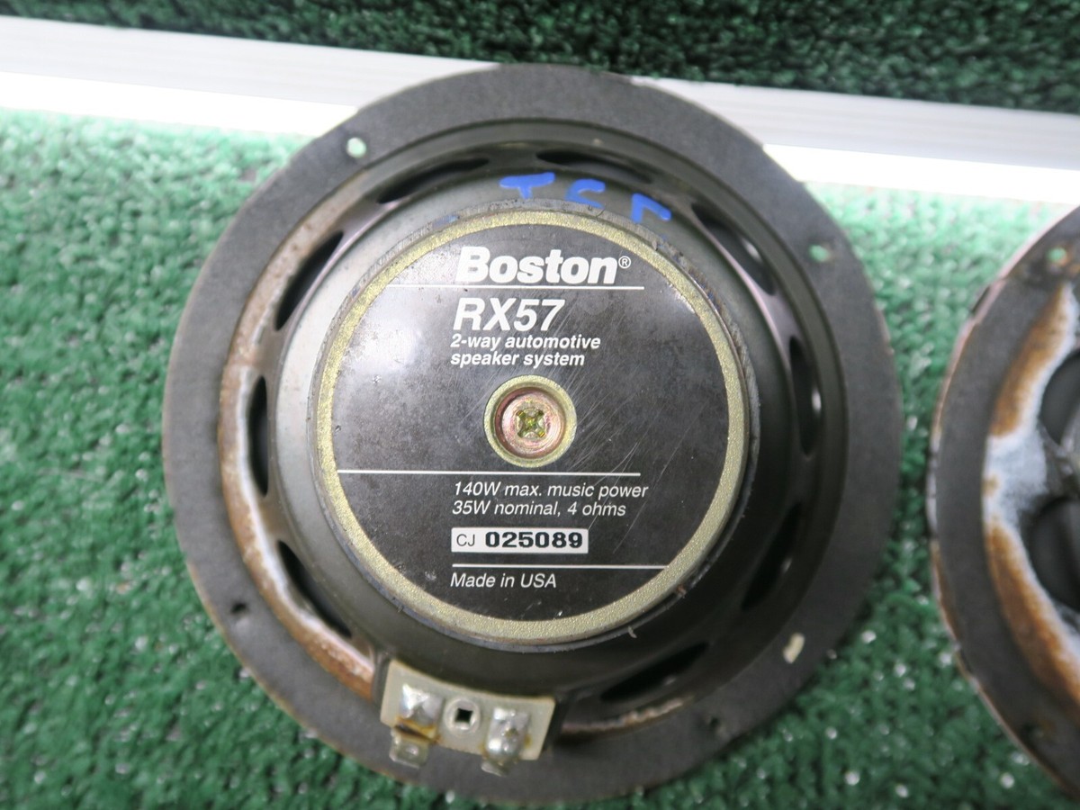 Boston 2-Way Coaxial Car Speakers Made in USA Set of RX57 0