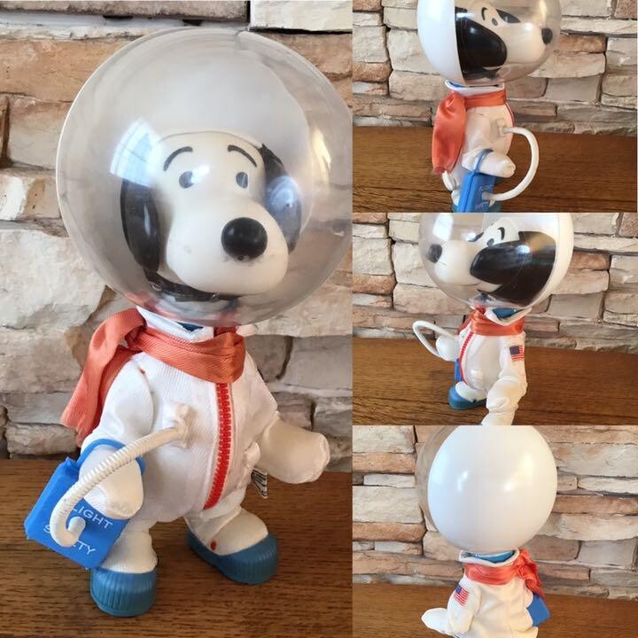 Snoopy tin toys 3 piece set SPACE PATROL 1960s SPACE SCOOTER