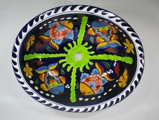 21" X 17" TALAVERA SINK drop in or undermount mexican bathroom handmade ceramic