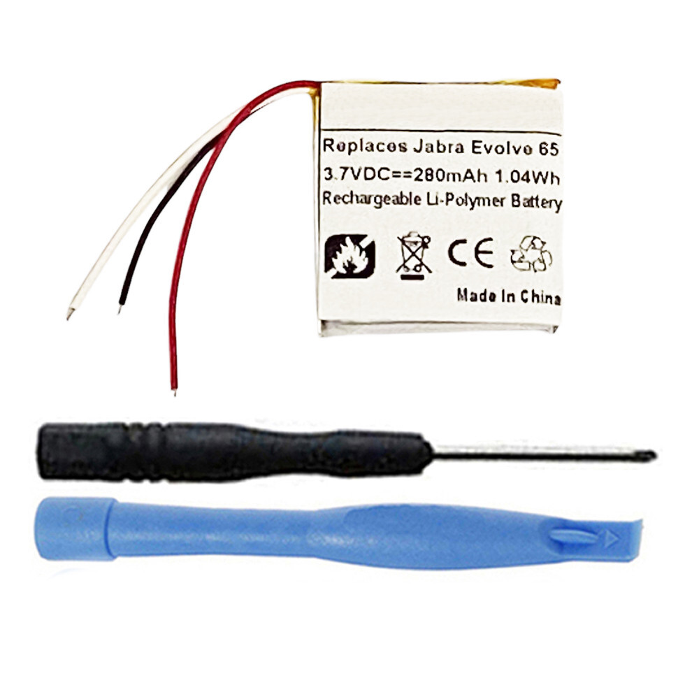 280mAh AHB472625PLT Battery Replacement for Jabra Evolve 65