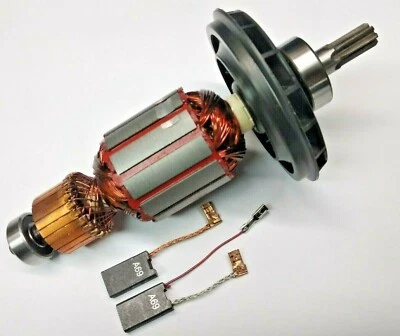 KRAFTFELD Anker Rotor Läufer Markenware + Lager +Kohle f Bosch GBH 5-40 DE DCE,GSH 5 E CE