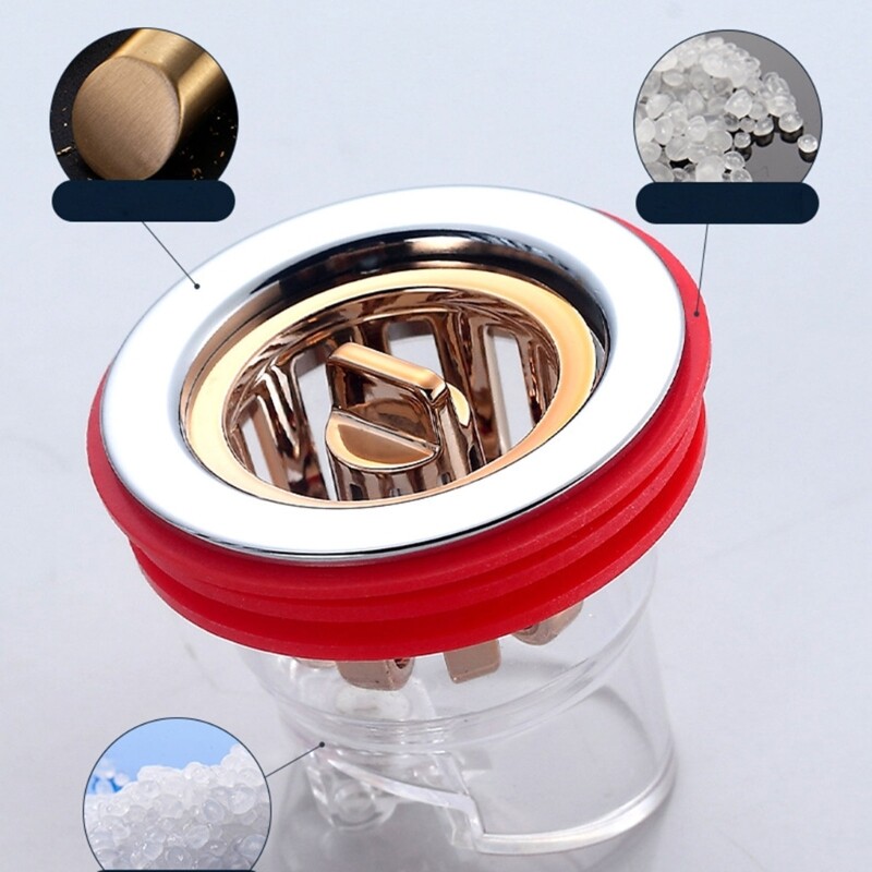 Floor Drain Odor Proof Core DrainGuard Sewer Backflow Preventer Shower