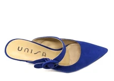 UNISA Suede Slide in Mule Buckle feature Women's Shoe Size 7.5M Blue