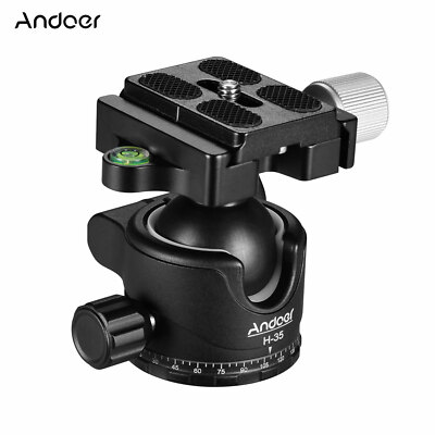 ANDOER H-35 PANORAMA TRIPOD BALL HEAD ALUMINIUM ALLOY FOR CANON SO NY DSLR A5Y5