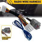 For Nissan Stereo Radio Add AMP Subwoofer Amplifier Plug Adapter Wiring Harness
