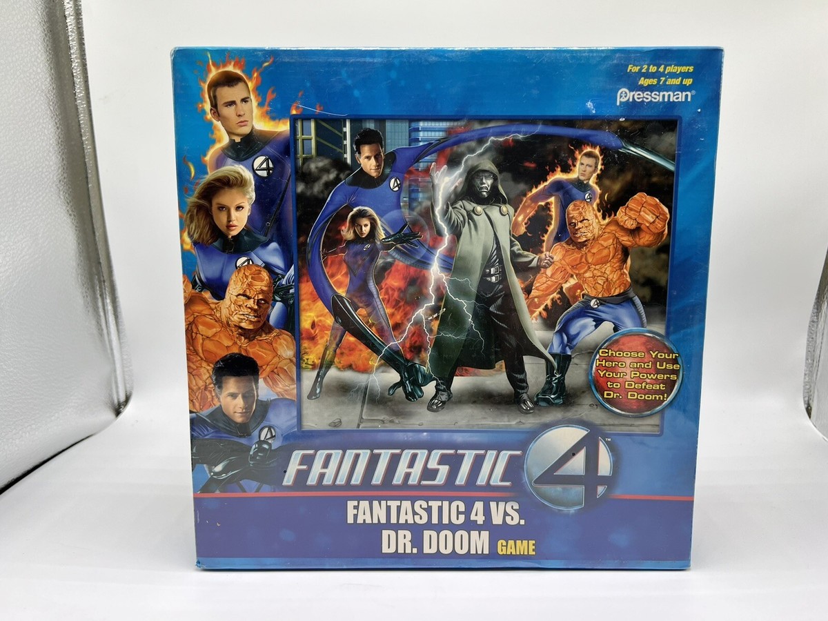 Fantastic Four 4 vs. Dr. Doom Marvel Board Game by Pressman BRAND