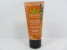 HEMPZ SWEET PINEAPPLE HONEY MELON INTENSE HYDRATING HERBAL HAND CREAM 3 fl. oz