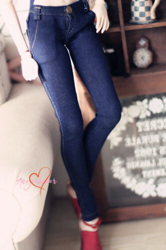 1/6 1/4 Popovy Puyoo 1/3 IP Uncle ID BJD Clothes Jeans Denim Pants Dark Blue DF - Picture 1 of 1