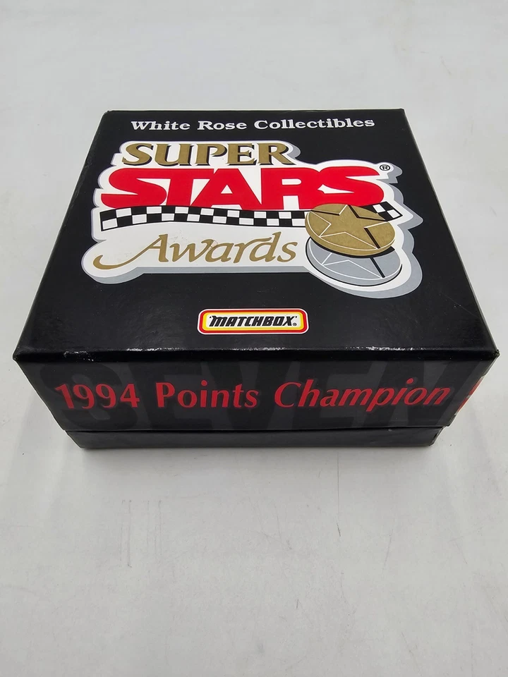 Matchbox White Rose 1994 Dale Earnhardt Super Star Awards 7 Time Points Champion - Image 4 of 4