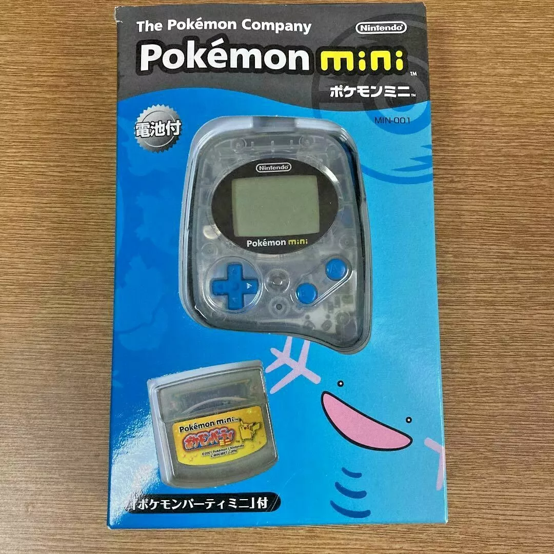 ポケモンミニ ゲーム機本体 MIN-001 ウーパーブルー カセット付き