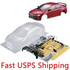 Killerbody 1/10 Mitsubishi Lancer Evo X 190mm RC Car Lexan Transparent Body