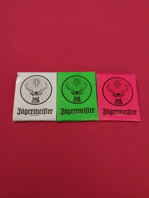 Jagermeister Matchbooks. Killswitch Engage, Chimaira, Hemlock. New/Unused 