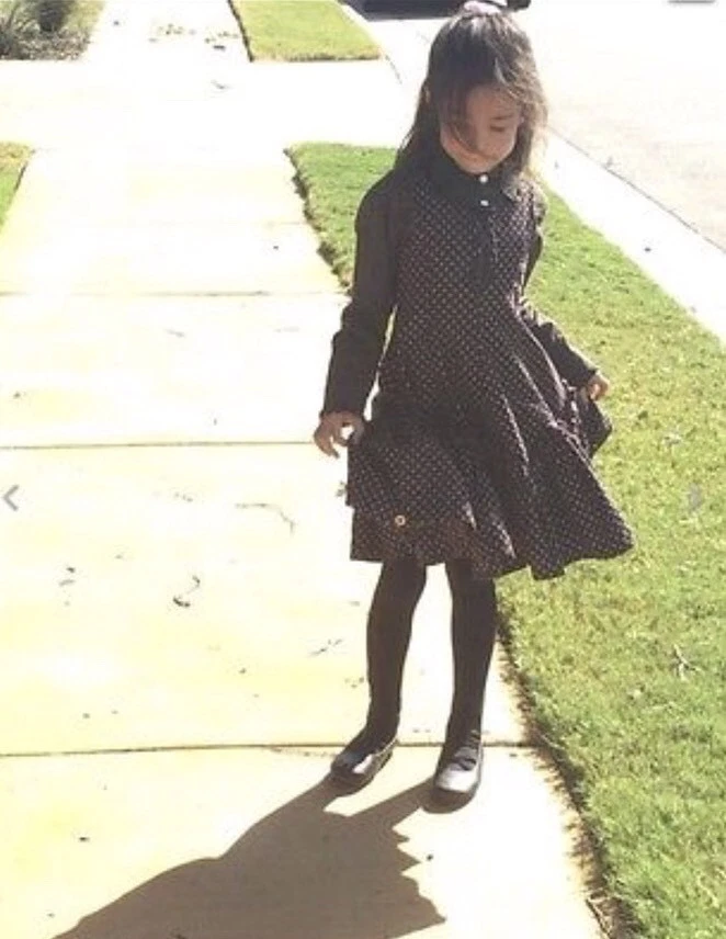 Jottum Sz 6 116 Dress Shirt Outfit Brown Twirl Classy Set Spring Easter - Image 2 of 4