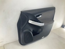 ZykoXental Panel De Puerta Apoyabrazos Funda Sintética De Cuero Negro Puntada Delantera Izquierda, Delantera Derecha, Delante Izquierda Delante Para Toyota Para Prius 2004-2009 2 Piezas TOY-PRI-0409