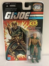 G.I. Joe 25th Anniversary Serpentor 2007, 3.75", Cobra Emperor, NEW, MOSC