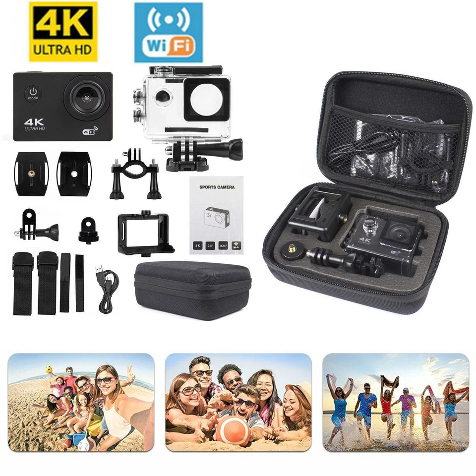 4K 1080P HD Action Camera/ Pro Sport Camera SJ9000 Wifi Waterproof Camcorder USA - Image 2 of 4