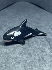 Small Ceramic Orca Killer Whale 2.75" A3