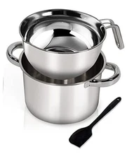 Double Boiler Pot Set,1250ML/1.1QT Mixing Bowl for Chocolate Melting, A-1250ml
