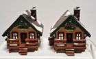 Department 56 Original Snow Village Fisherman's Nook Cabins. Intro 94 Retired 99