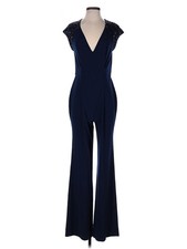 NWT Halston Heritage Women Blue Jumpsuit 4