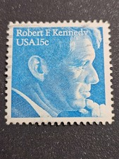USA 15c Robert F Kennedy Postage Stamp  Blue