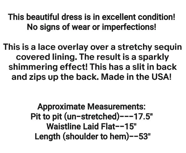 Vestido Molly Malloy Noche Vintage Años 90 Talla 10 Maxi Negro Lentejuelas Abertura Hecho en EE. UU. Foto 2 de 4